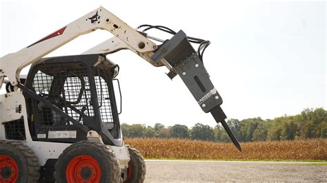 loader skid steer with breaker|concrete breakers for skid loaders.